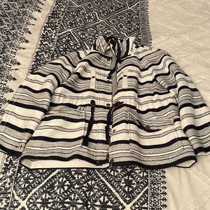 Loft stripped fall jacket